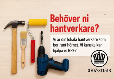 Hantverkare till er BRF i Gävle